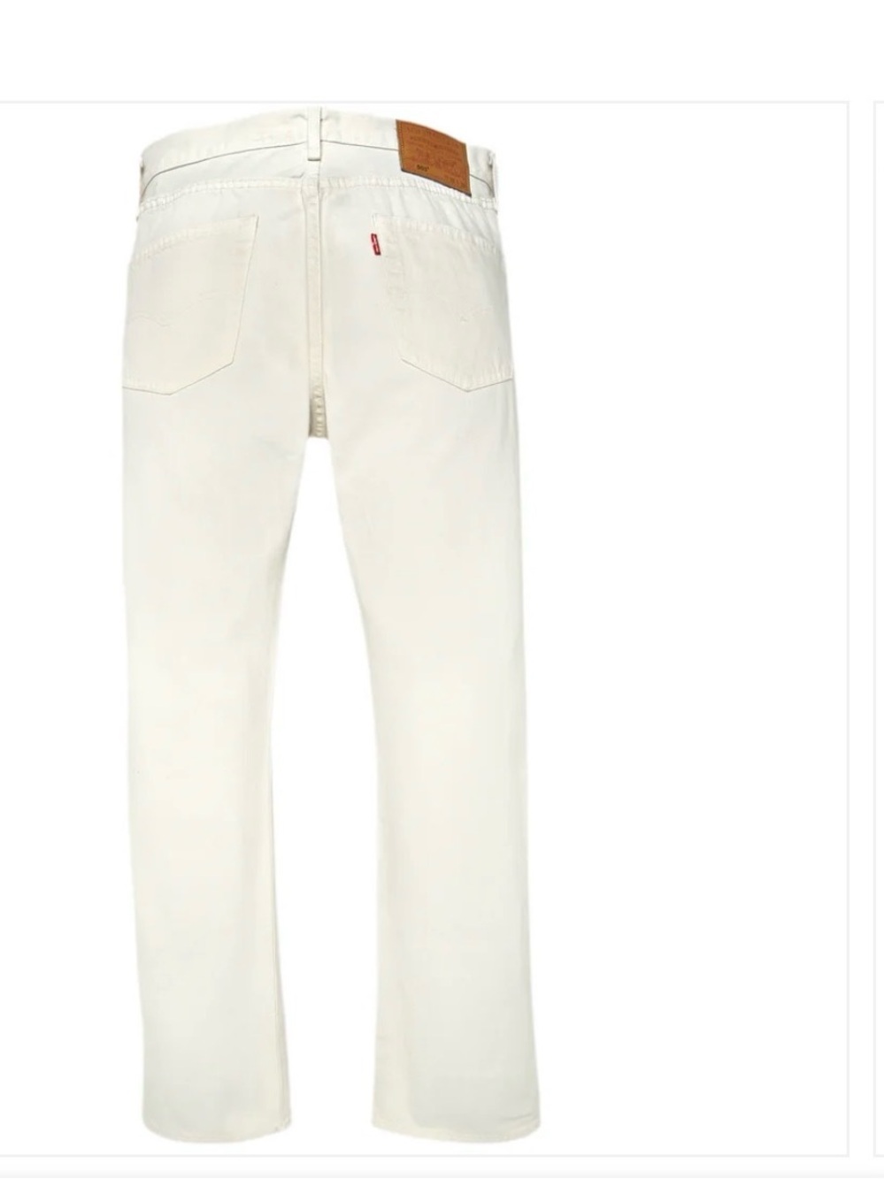 LEVIS PREMIUM Denim W27/L30 Yacht Time - White - Picture 2 of 6